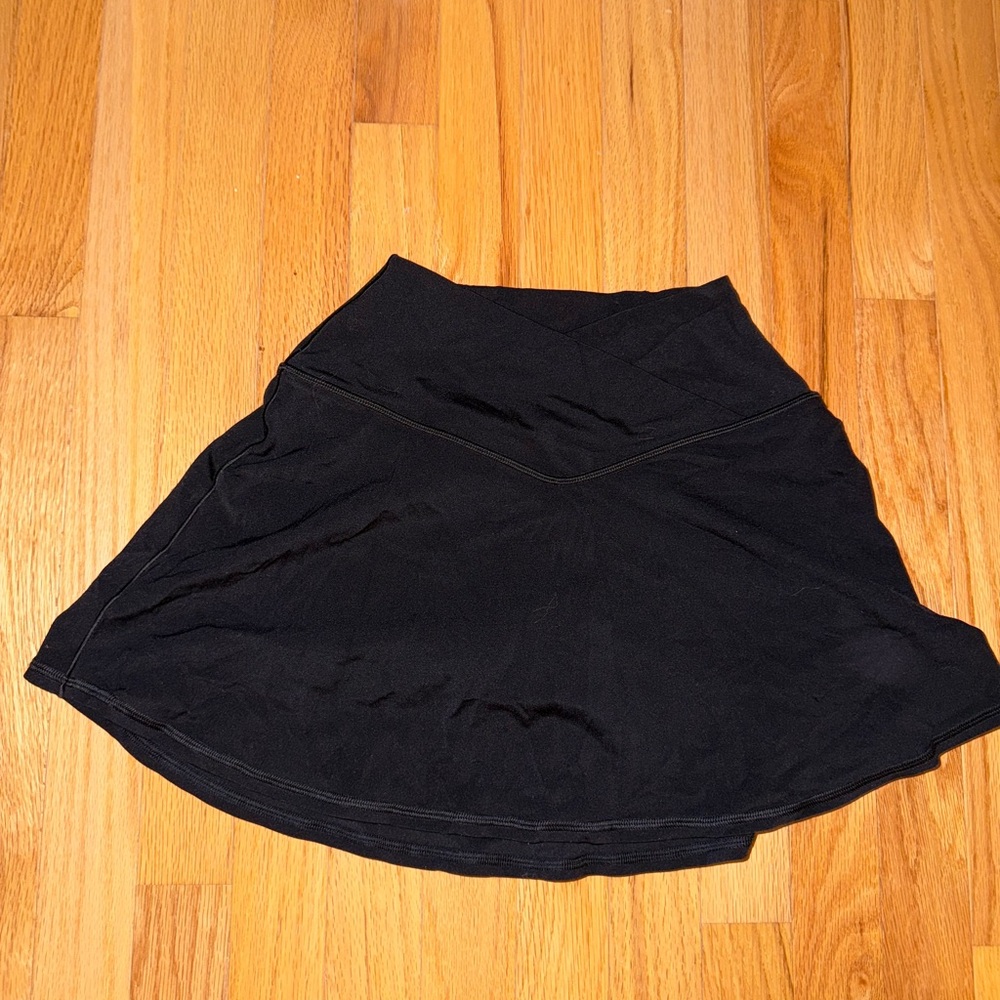 Women’s Black Waist Crossover Sport Skort